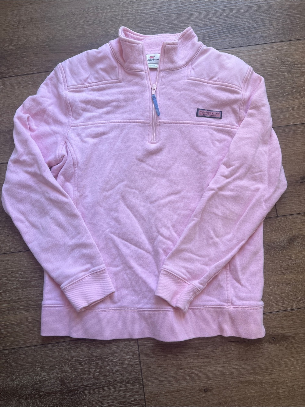 Vineyard Vines Light Pink Half-Zip Sweatshirt